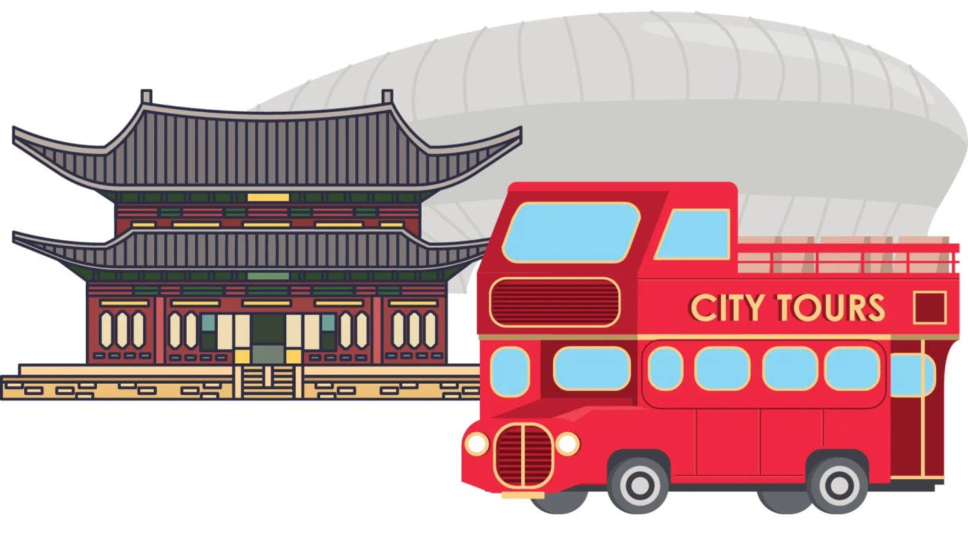 Guide to Seoul City Tour Bus with maps, ticket offices, ticket prices, routes, stops, and night view tour. Explore Seoul on a hop-on-hop-off bus.